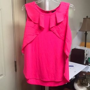 Sleeveless Worthington Pink Top:Large
